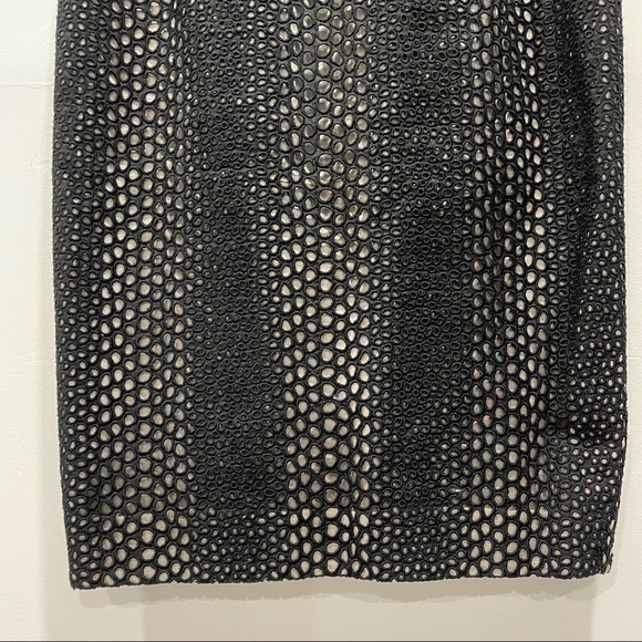 Giambattista Valli Lace Pencil Skirt Black Size 42 / Small - Picture 3 of 11